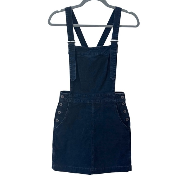 AG Adriano Goldschmied Jacs Corduroy Overall Dress in Sulfur Blue Vault Size S - Picture 3 of 12